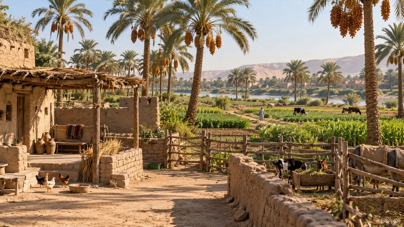 Our farms in the Egyptian countryside